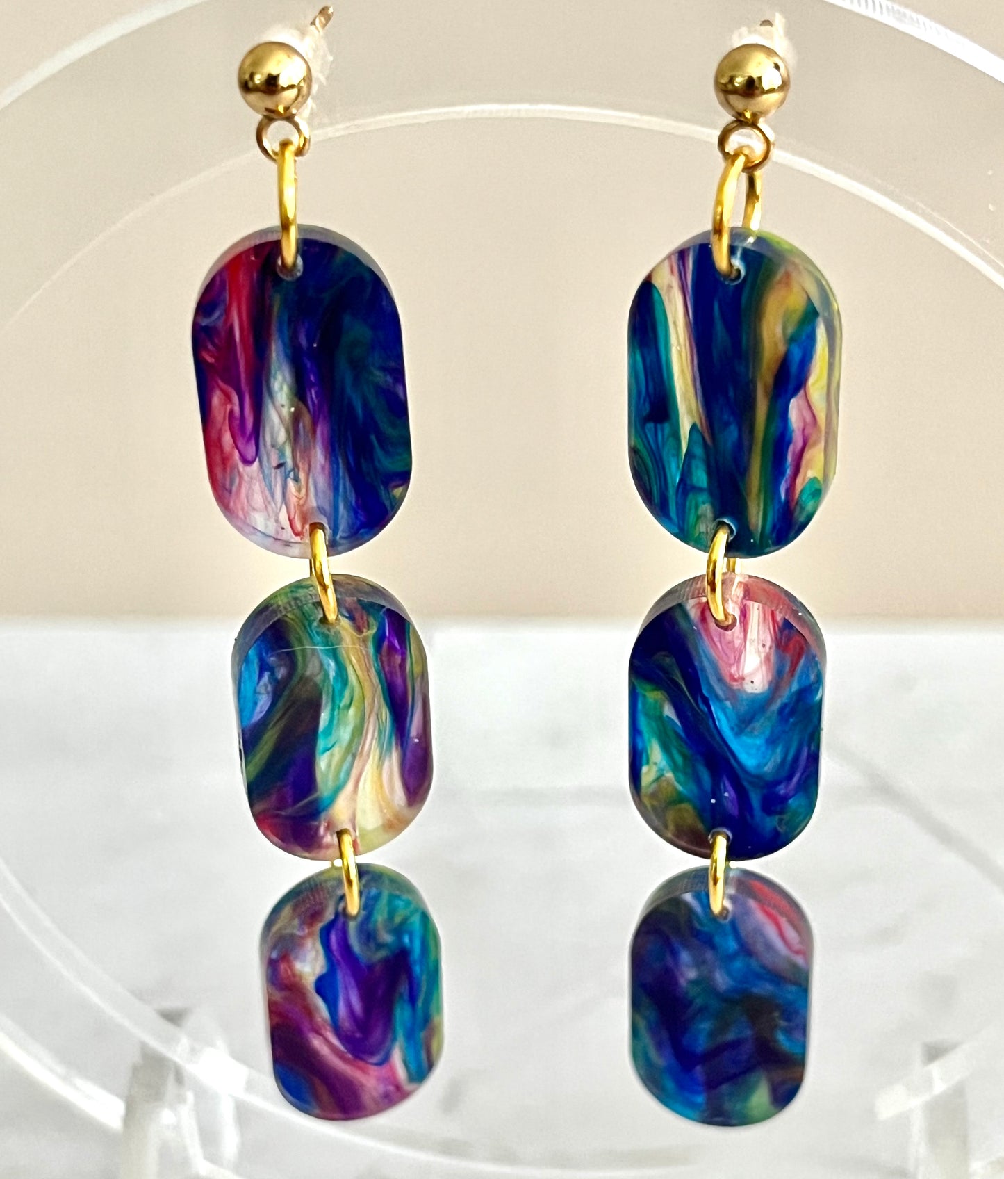 Trio Drop: Rainbow Swirl