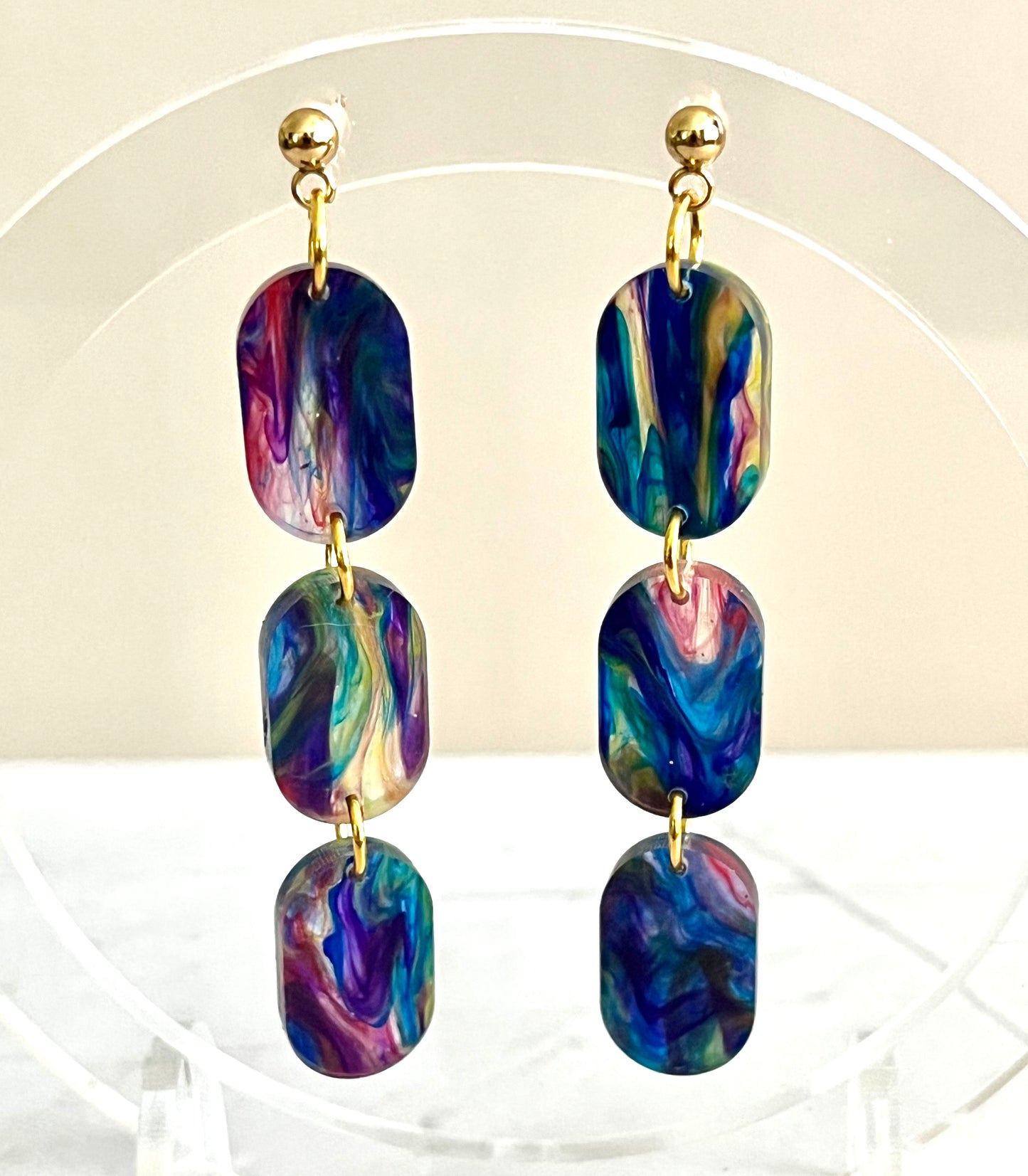 Trio Drop: Rainbow Swirl