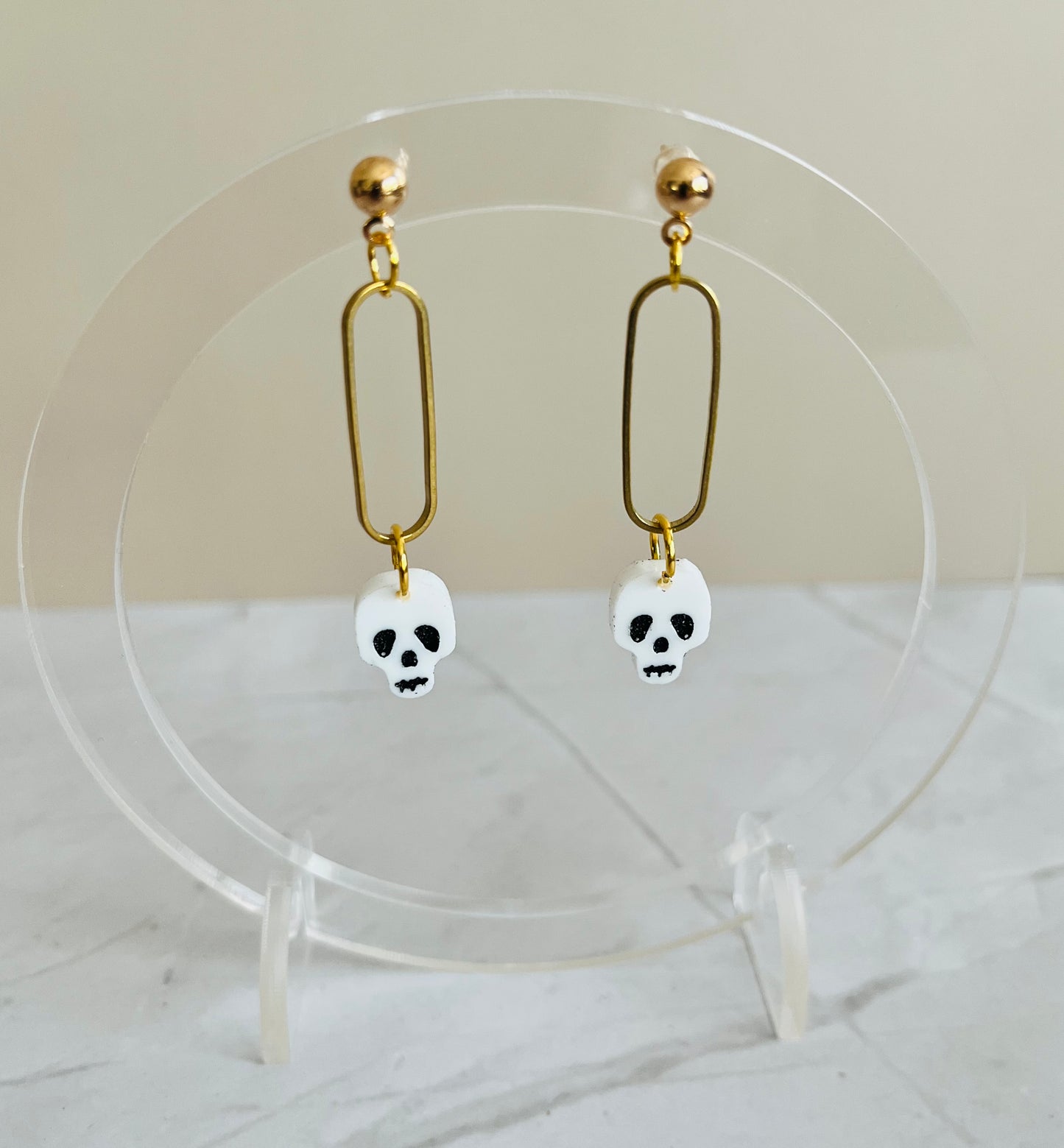 Skull Drop earrings