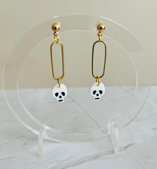 Skull Drop earrings
