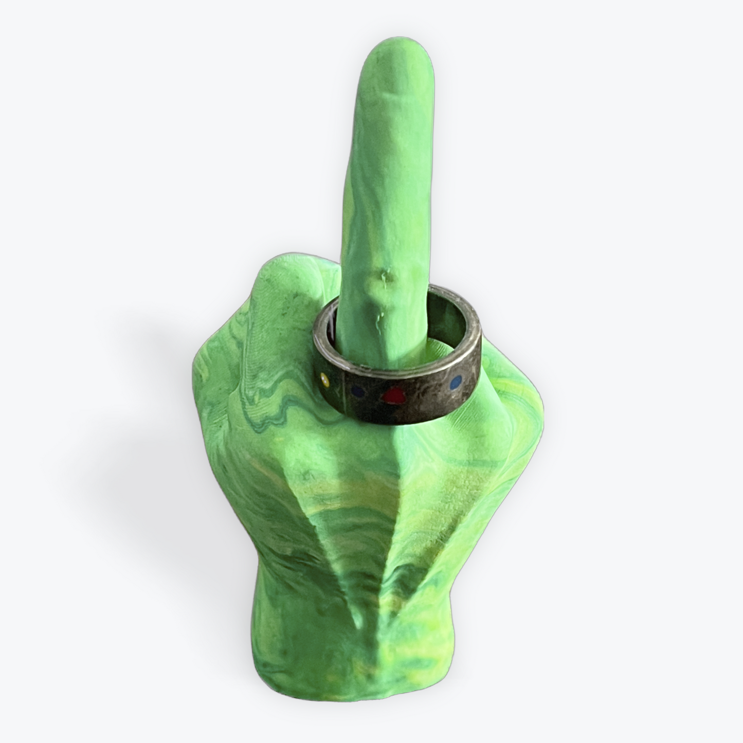 Flippin' The Bird Ceramic Ring Holder