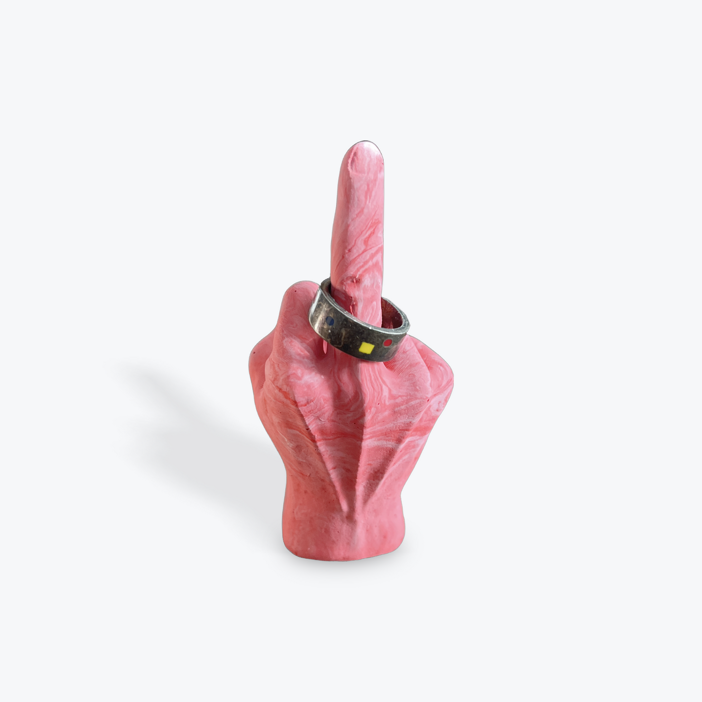 Flippin' The Bird Ceramic Ring Holder