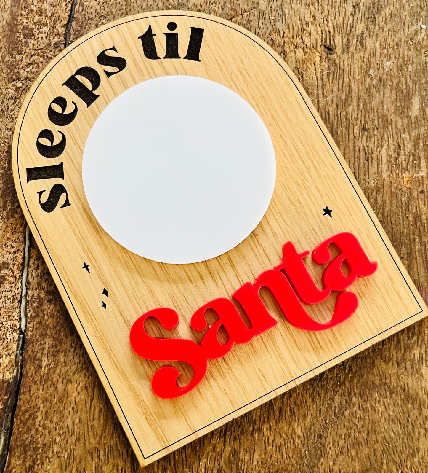 How many Sleeps til Santa Sign