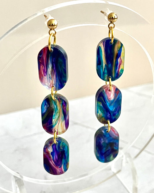 Trio Drop: Rainbow Swirl