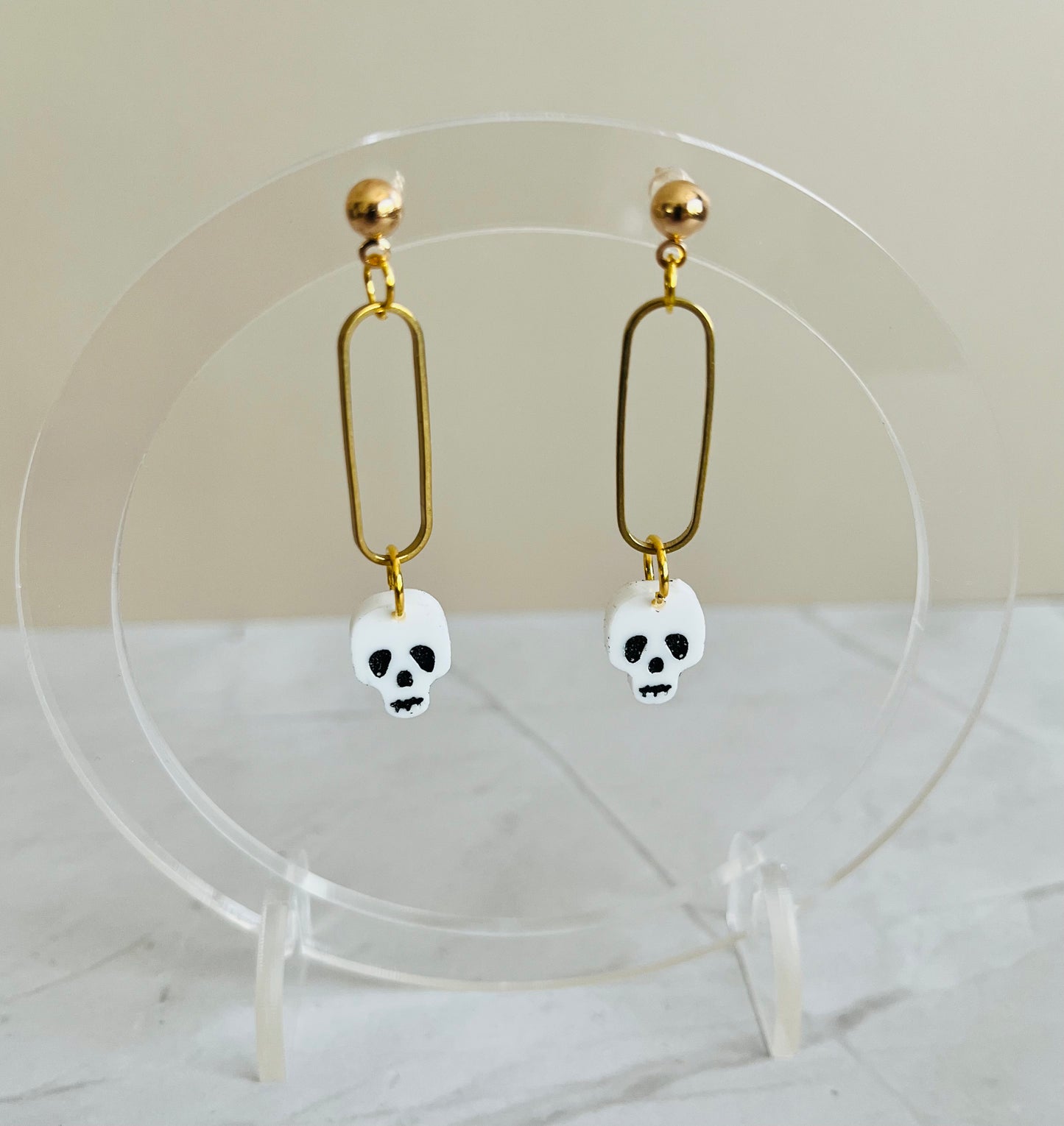 Skull Drop earrings