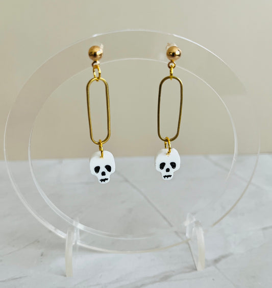 Skull Drop earrings