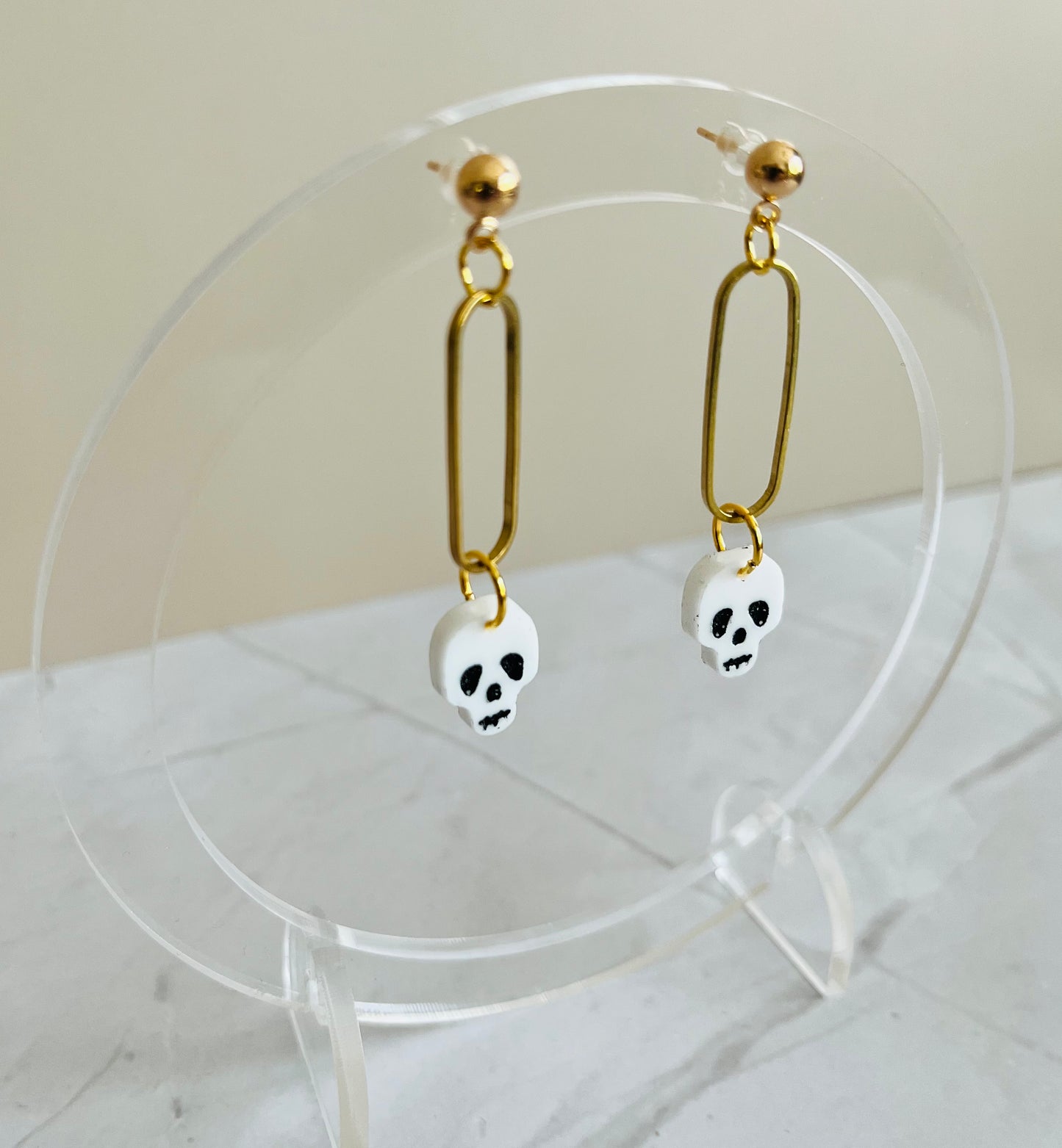 Skull Drop earrings